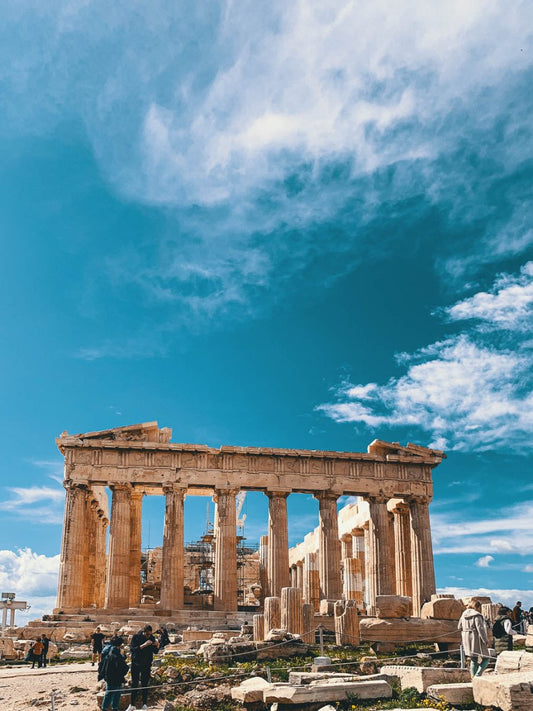 Il partenone dell'Acropoli di Atene