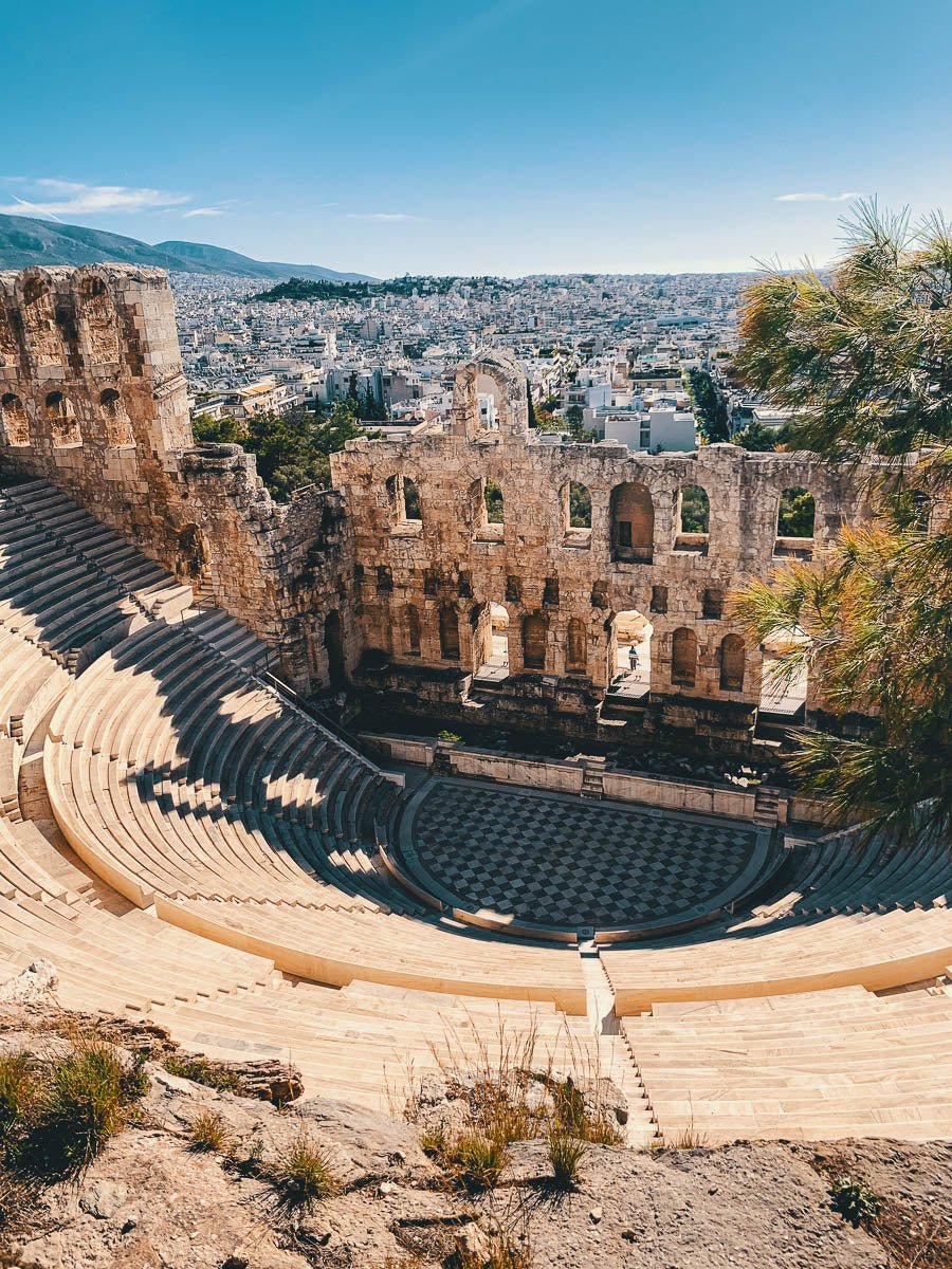 L'Odeon di Erode Attico sulla collina dell'Acropoli
