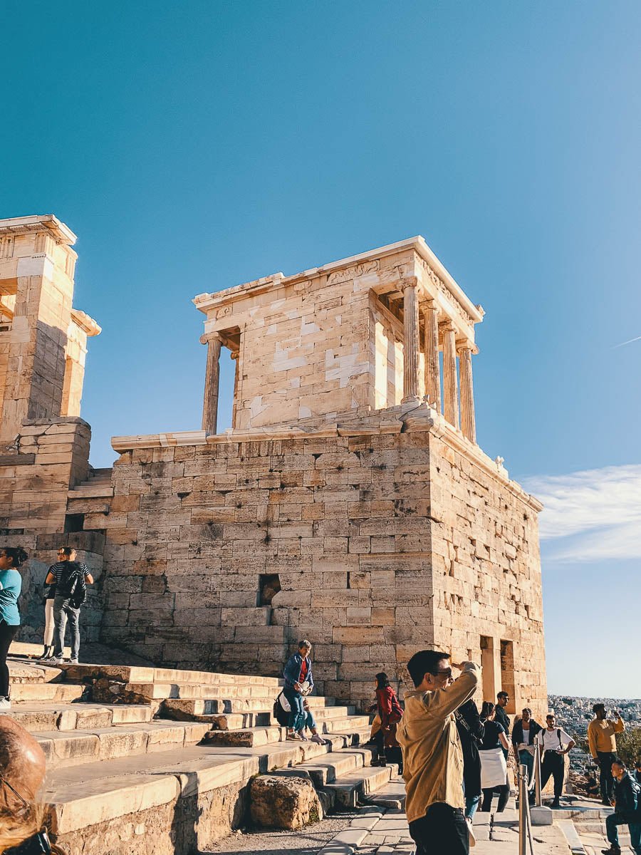 Il tempio di Atena Nike - tour acropoli di atene
